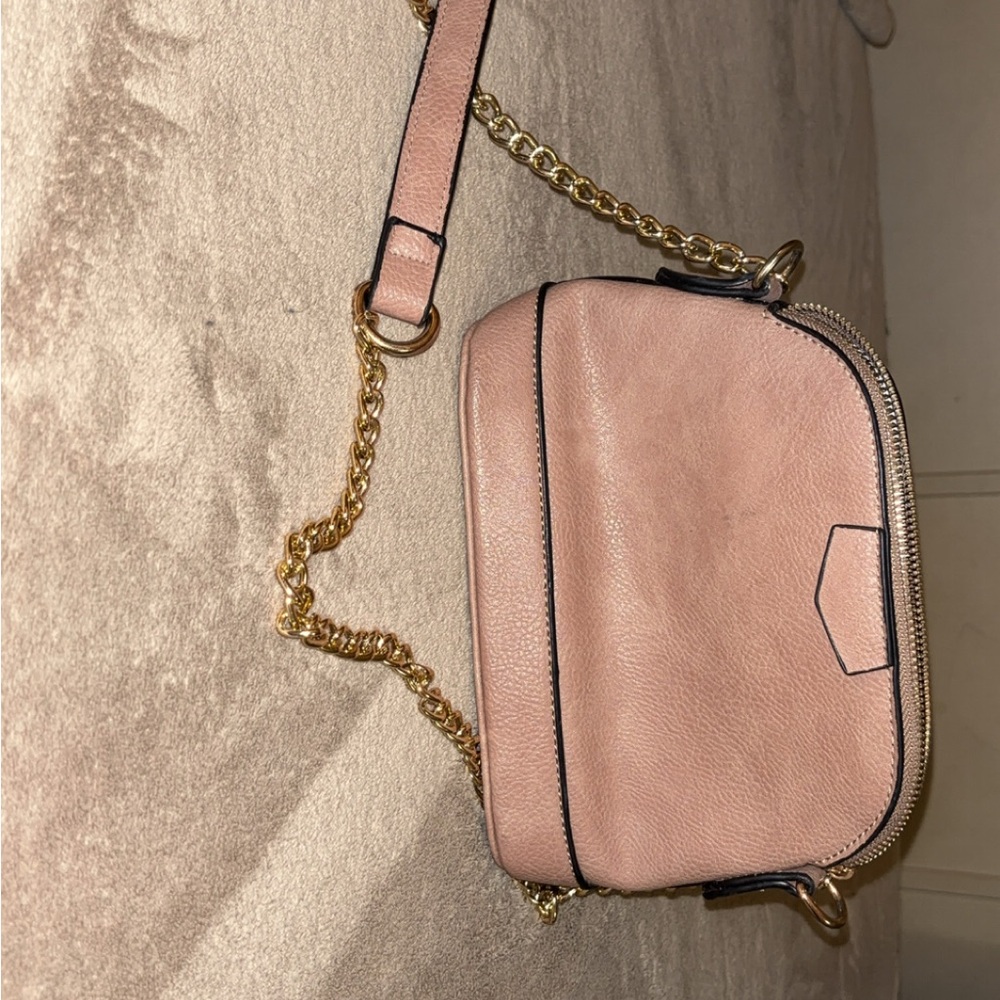 Elegant Pink Crossbody Bag
